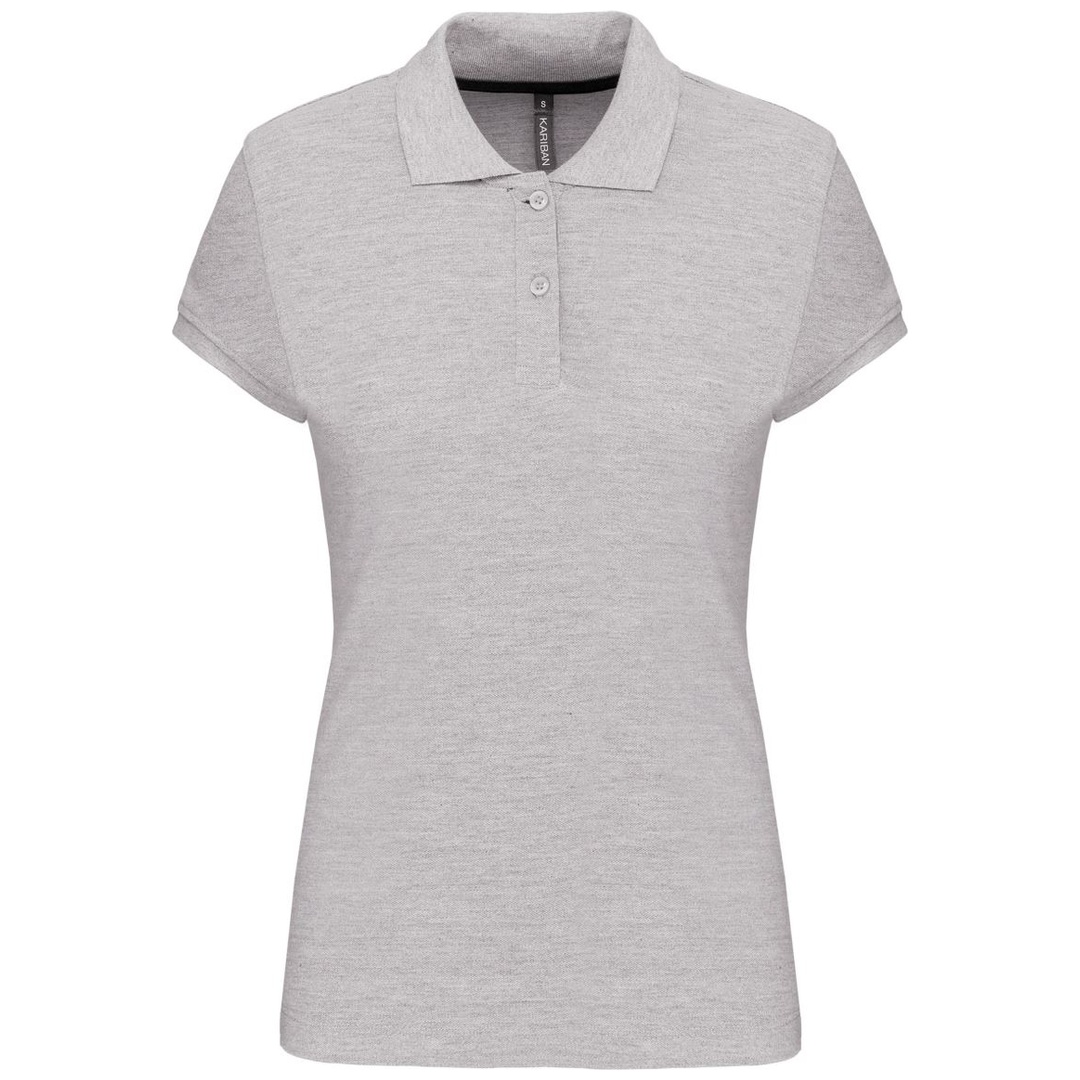 Kariban Cotton Classics-20.K242 Damen Piqué Polo Gr. M oxford grey