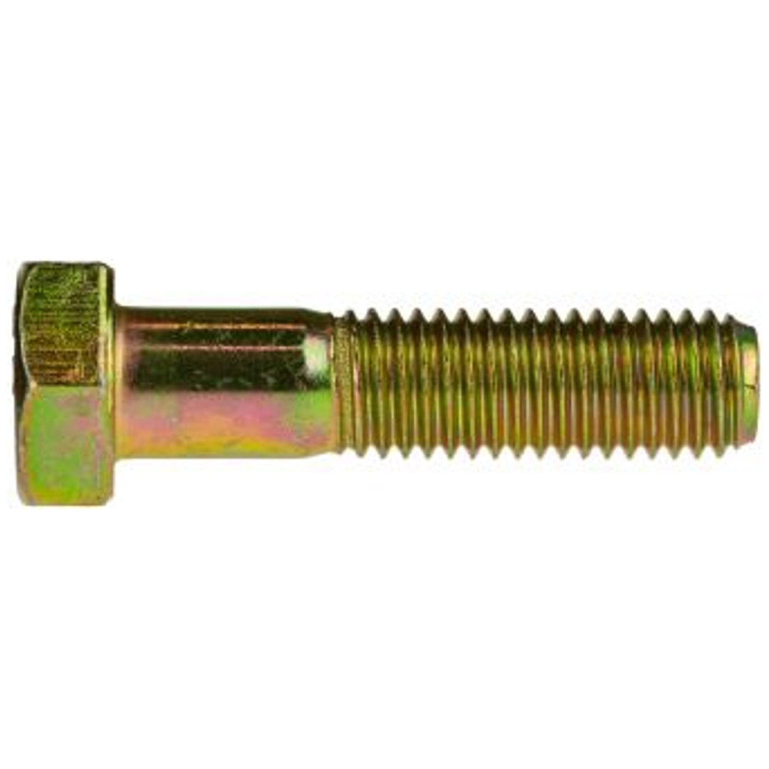 Reidl ISO 4014 Sechskantschrauben mit Schaft M 12 x 60 8.8 verzinkt gelb