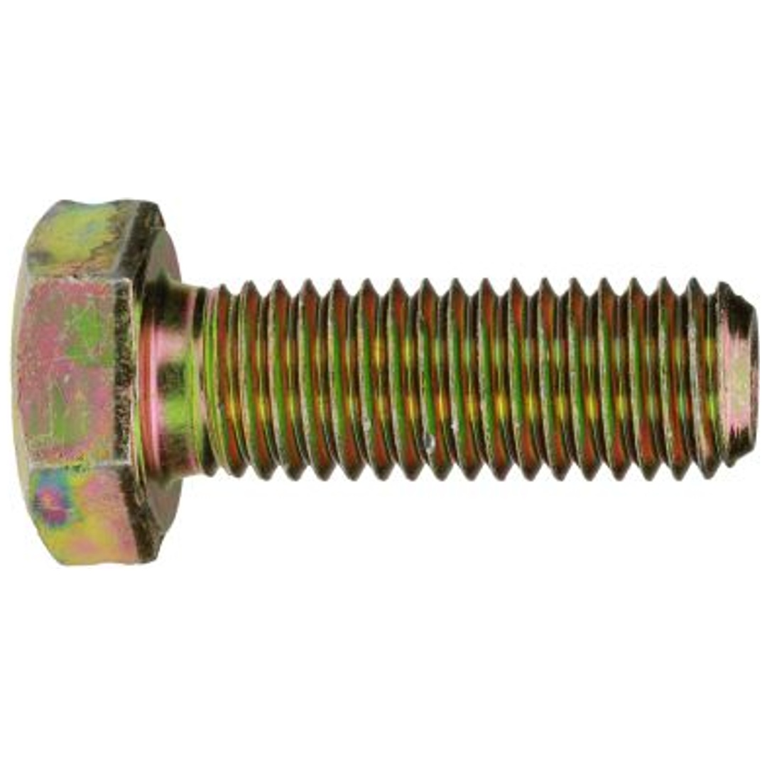Reidl ISO 4017 Sechskantschrauben mit Gewinde bis Kopf M 10 x 20 8.8 verzinkt gelb chrom.