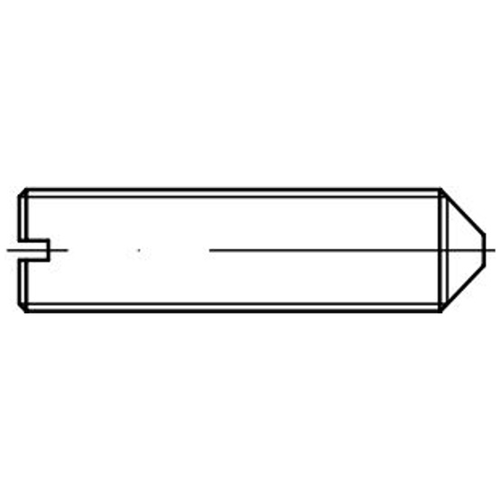 ISO-7434-Gewindestifte-mit-SchlitzSpitze-Messing-blank