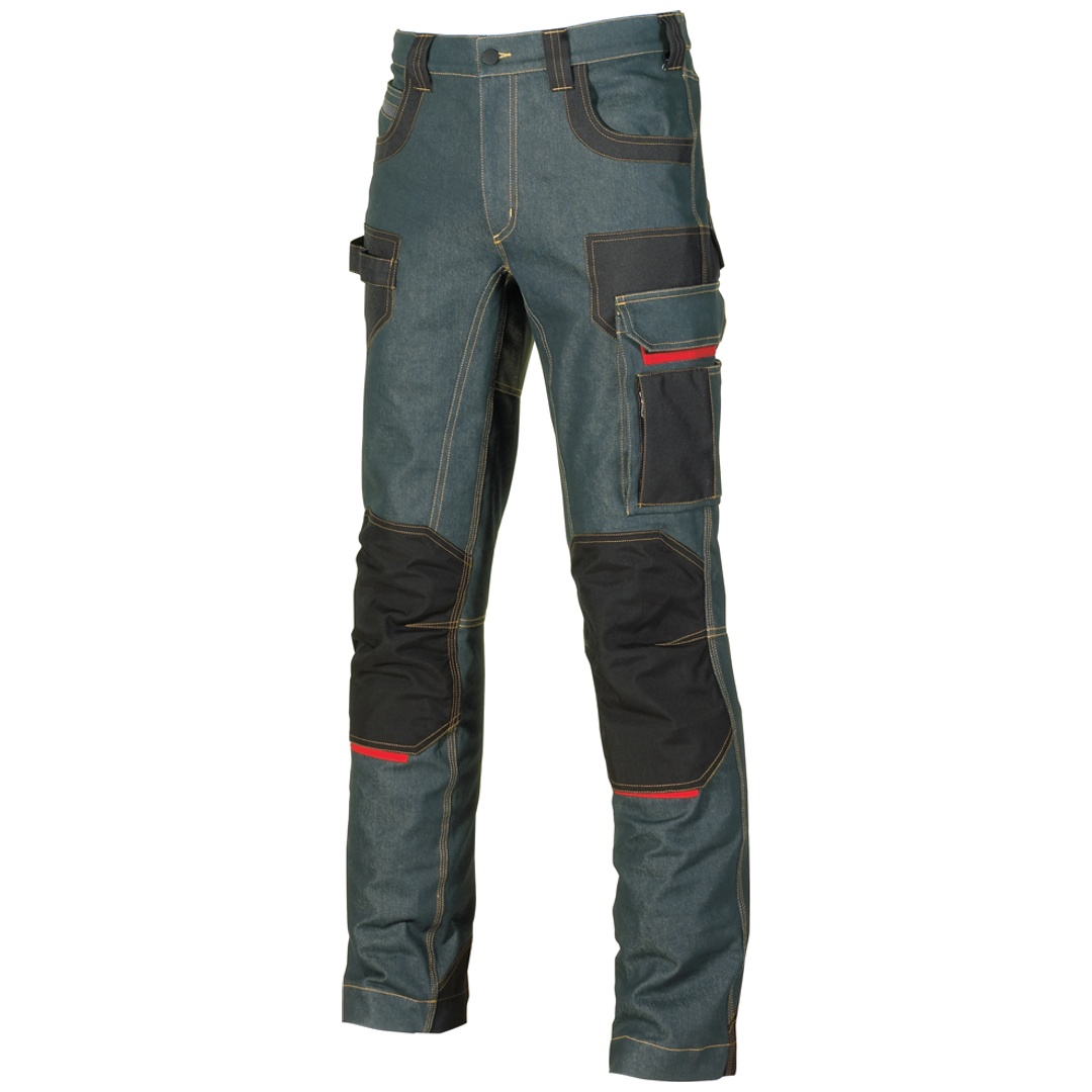 U-Power Herren Jeanshose Platinum Button Gr. 52 blau