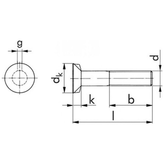 DIN-11014-Senkschrauben-mit-2-Nasen-mit-Mutter