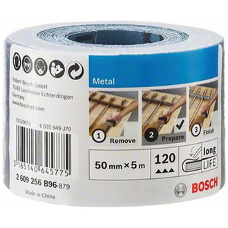 Bosch DIY Schleifrolle Blau 50 mm x 5m K120