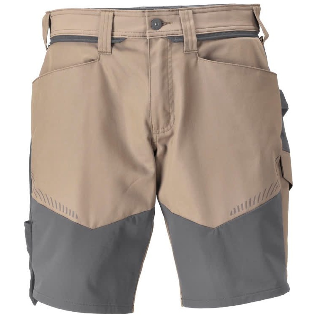 Mascot Shorts, geringes Gewicht Shorts 25149-230-5689 Gr. C68 dunkles sandbeige/anthrazitgrau