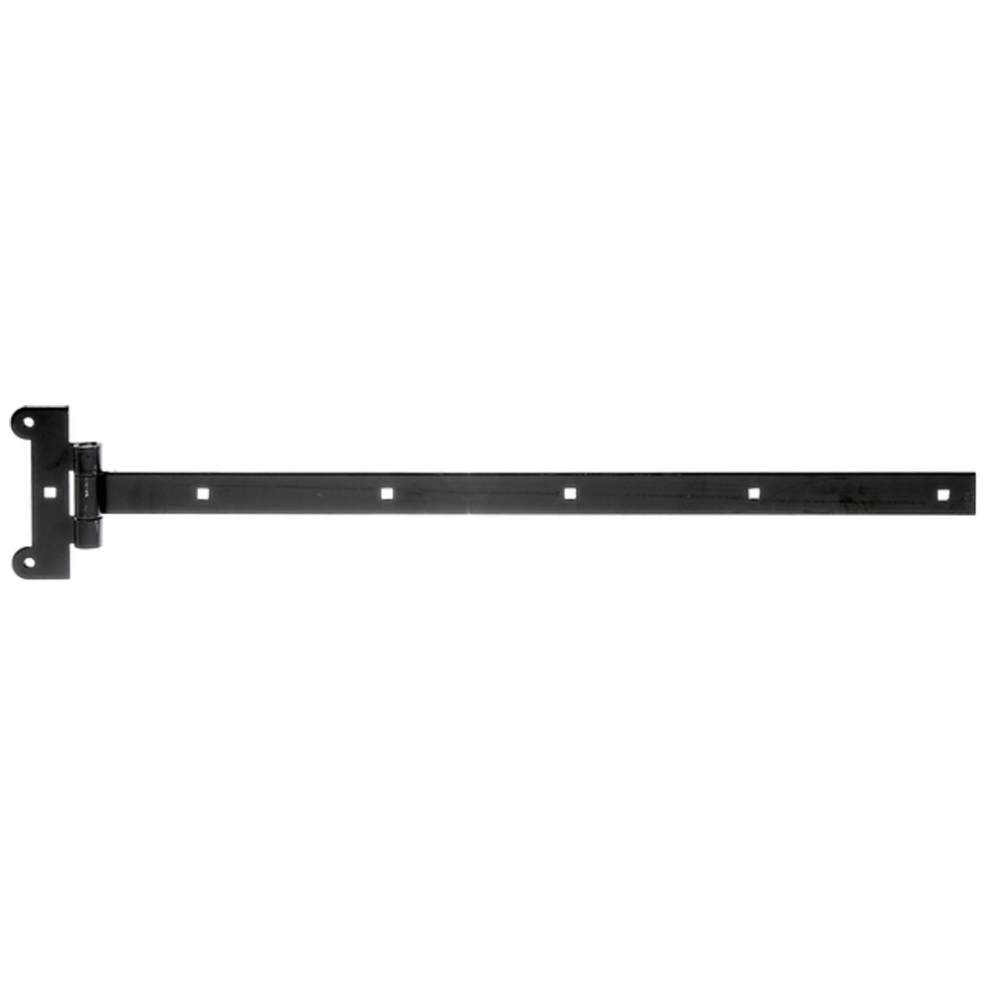 ALBERTS Kreuzgehänge, KTL schwarz, Scharnier LxB 115x45, Band LxB 591x30 mm