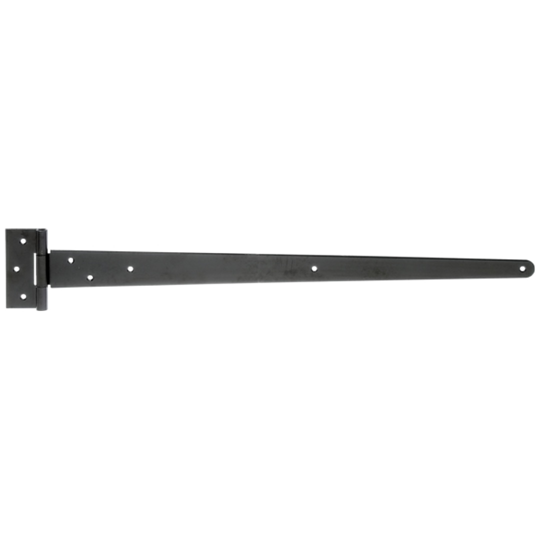 ALBERTS Kreuzgehänge, KTL schwarz, Scharnier LxB 90x40, Band LxB 596x48 mm