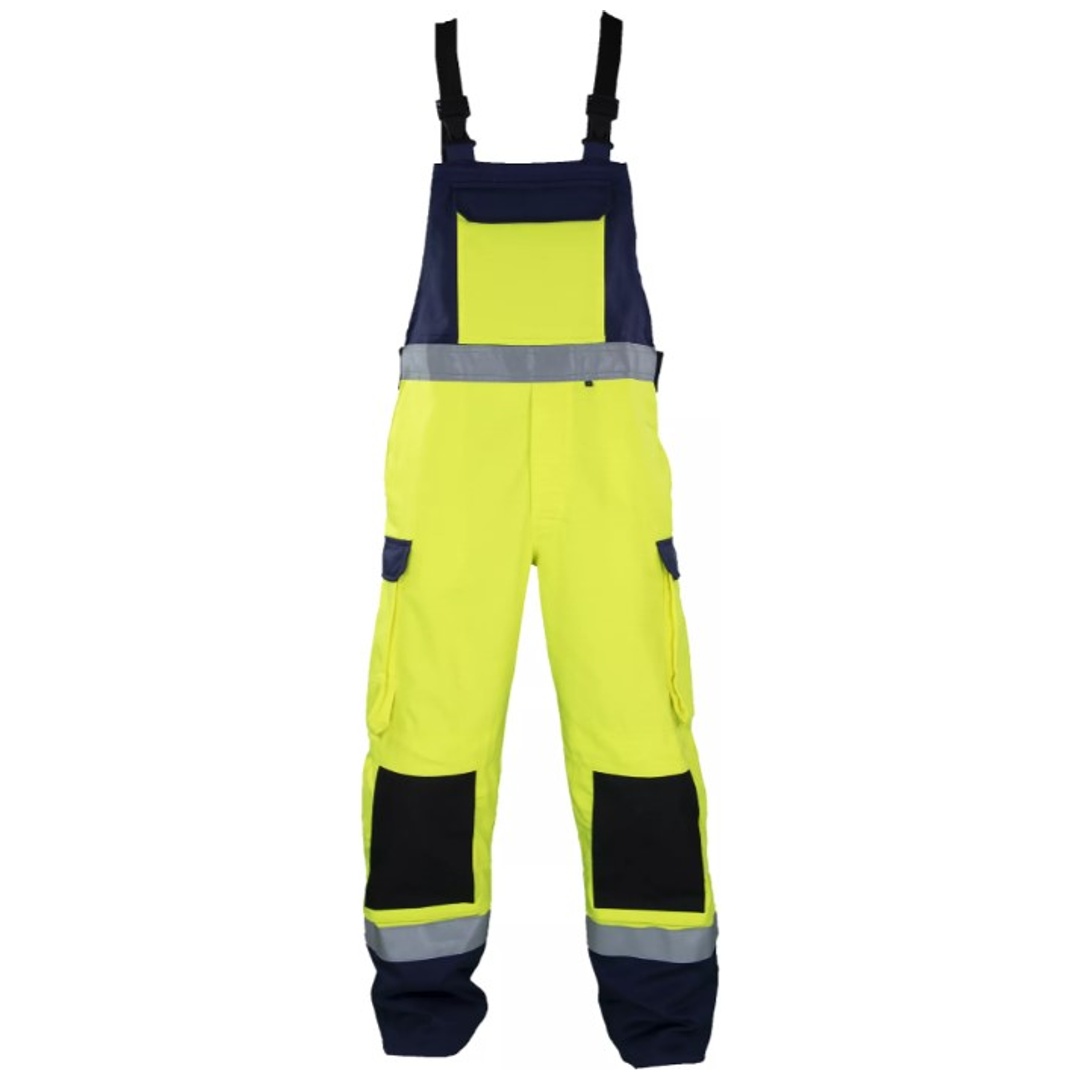 Asatex Multinorm Latzhose BGLH52 Gr. 58 gelb/blau