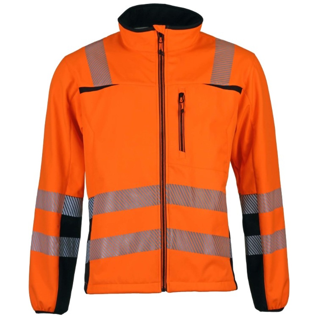 Asatex Prevent Trendline Softshelljacke PTW-SN Gr. S orange/schwarz