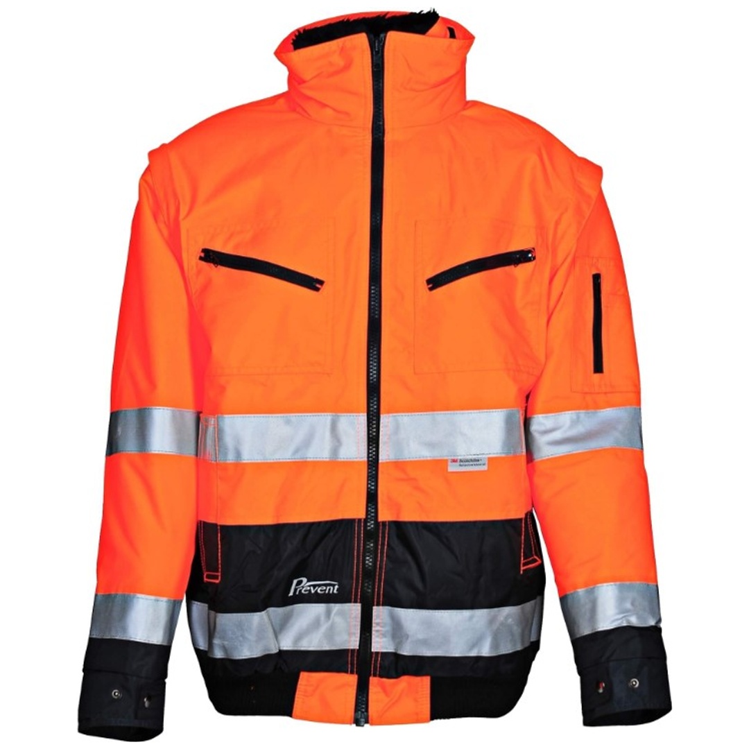 Asatex Prevent Warnschutz-Pilotenjacke 174 Gr. 2XL orange/blau