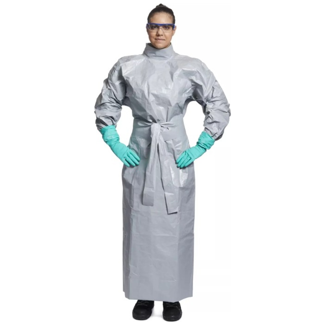 Asatex TYCHEM 6000F Kittel TFASC 0290 Gr. S/M grau