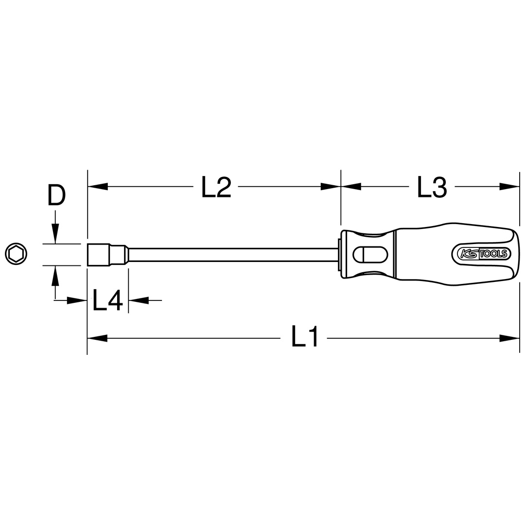 Stecknuss-Schraubendreher, 13 Mm X 125 Mm, 1000 V Isoliert – KLK