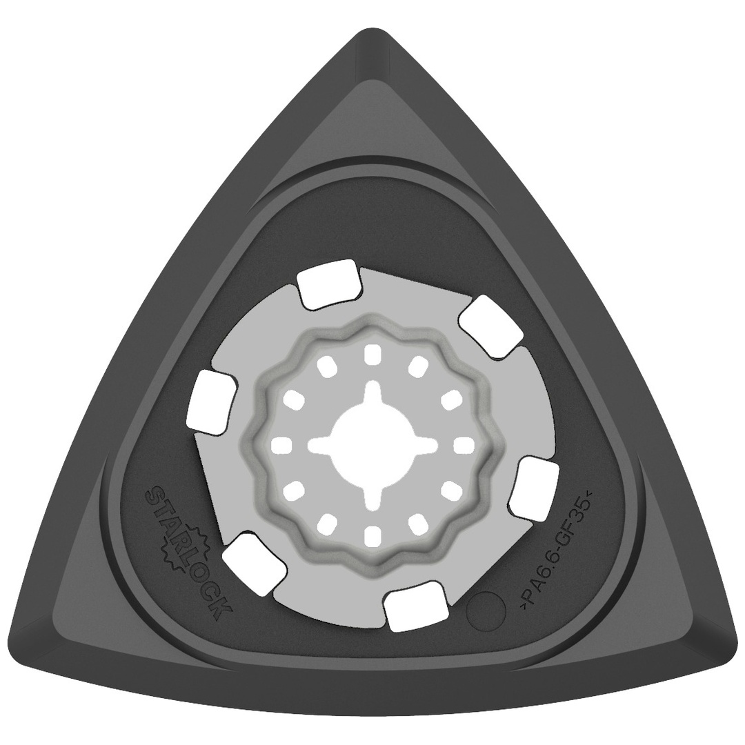 Projahn Deltaschleifplatte STARLOCK für Schleifpapier 93x93x93 mm