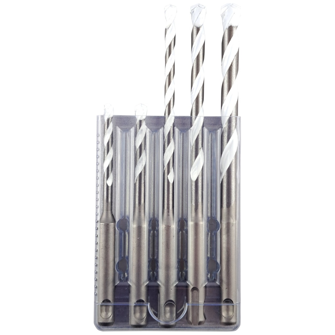 Projahn Mehrzweckbohrer-Set SDS-Plus mit Schlagstopp 5-6 x110mm und 6,8,10 x160mm