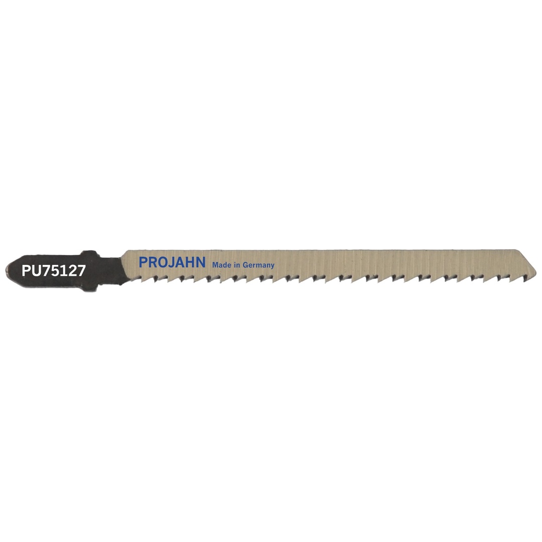 Projahn Stichsägeblatt PU75127 HCS 100x6,5x1,27mm - Verzahnung 2,5mm 5er Pack - für Acrylglas