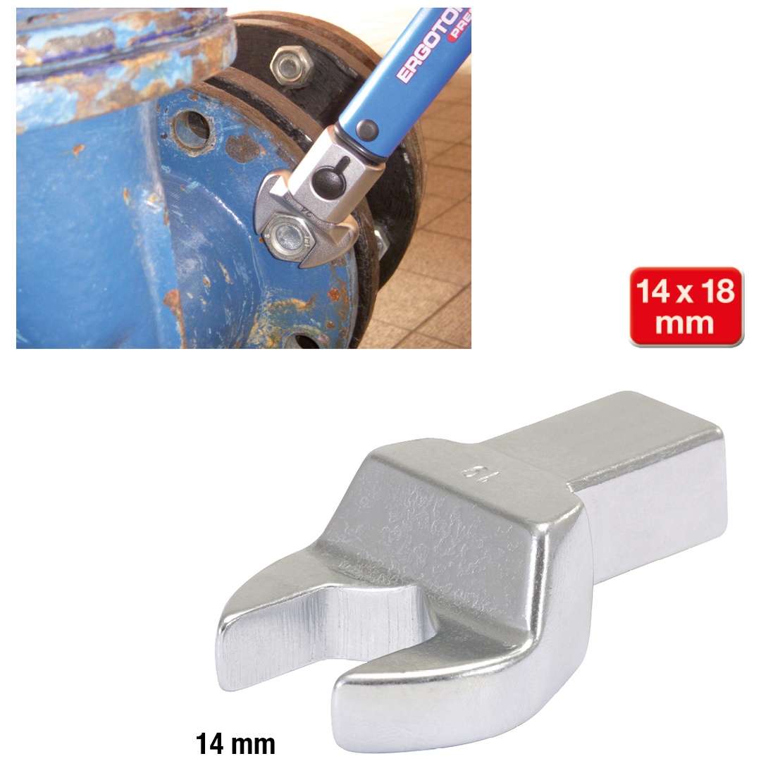 KS Tools 14x18 mm Einsteck-Maulschlüssel, 14 mm