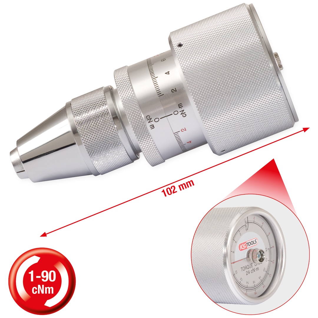 KS Tools Präzisions-Drehmoment-Prüfgerät, 10-90cNm