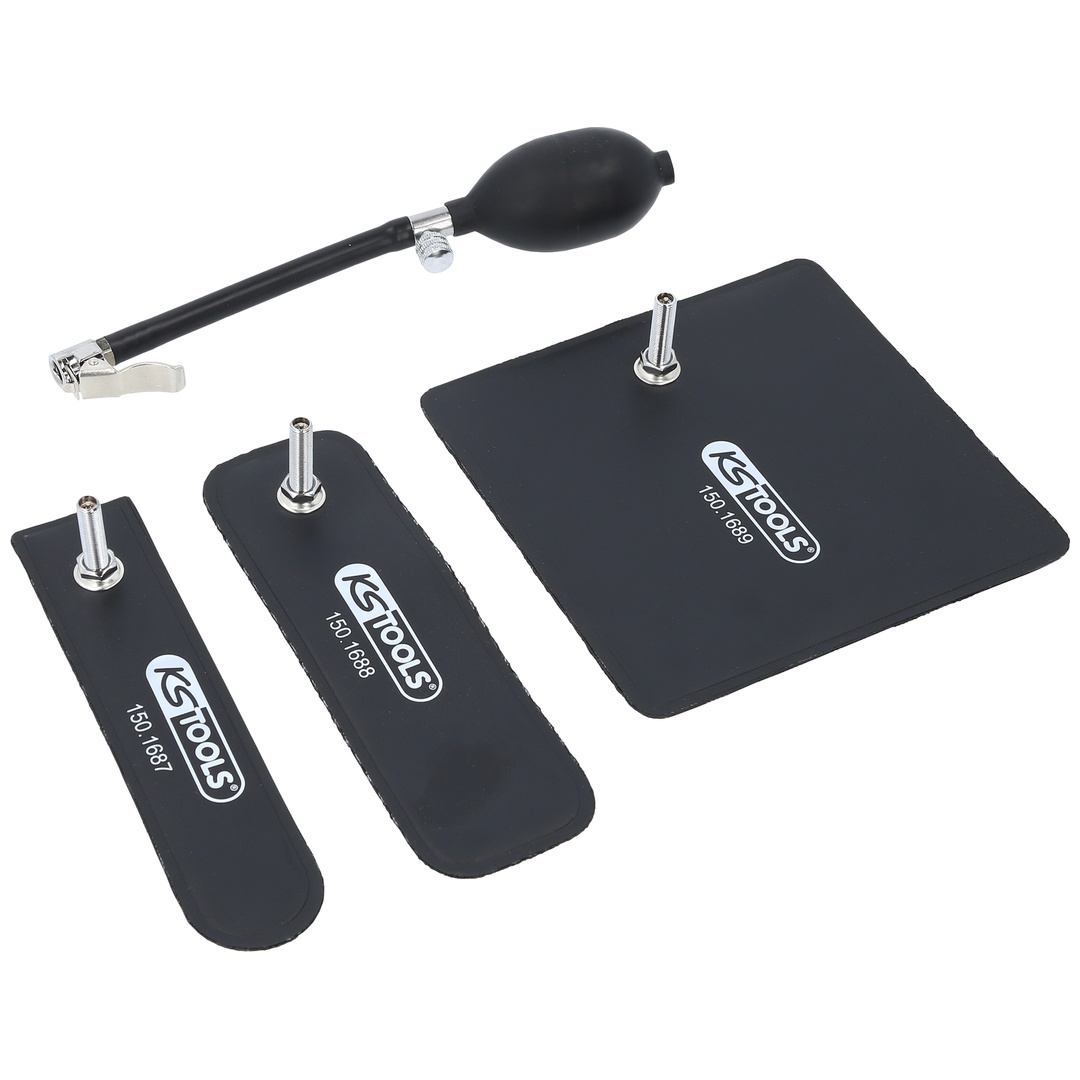 KS Tools Druckkissen-Satz mit Handpumpe, 4-tlg