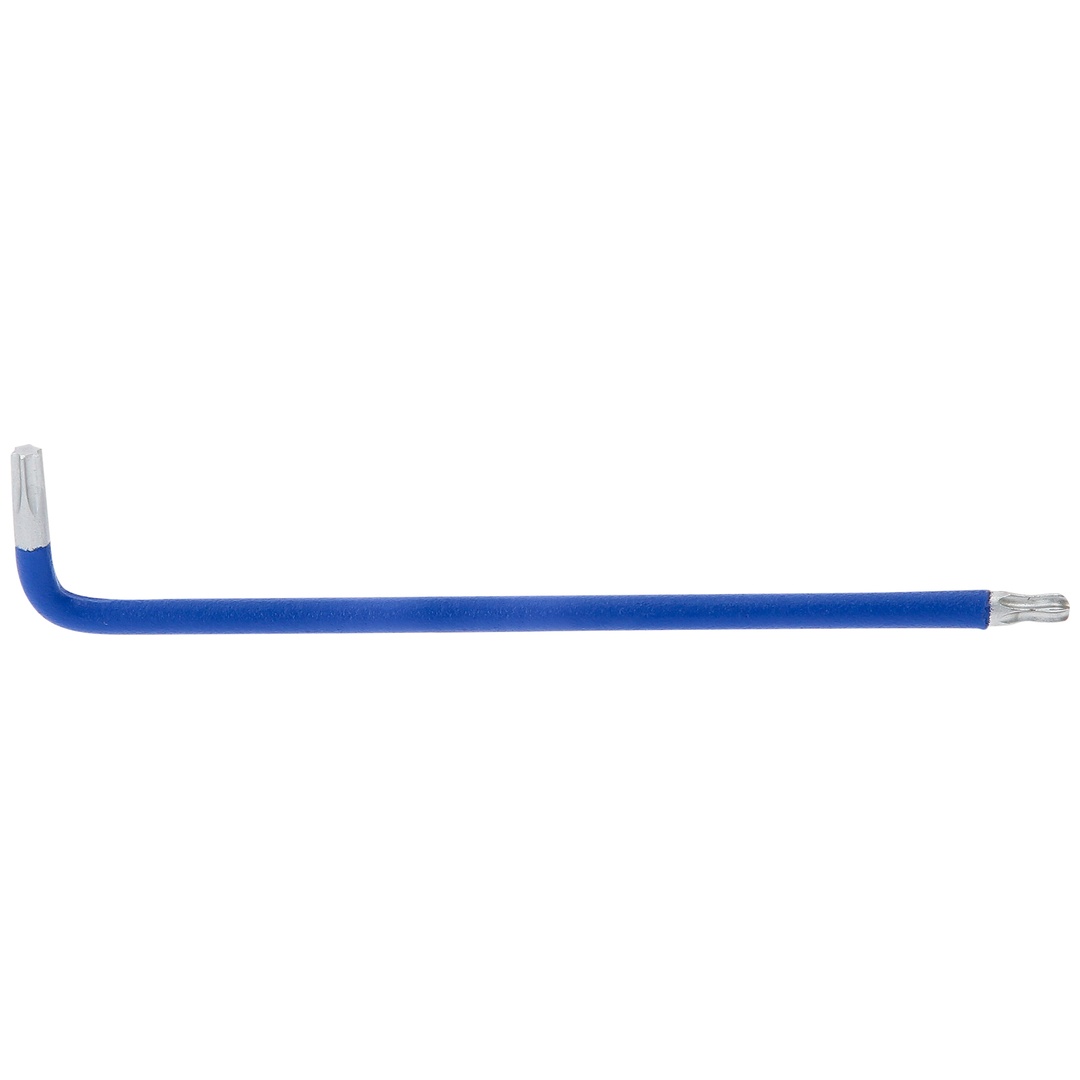 KS Tools Kugelkopf-TX-Winkelstiftschlüssel, XL, T20, Blau, mit Farbcode