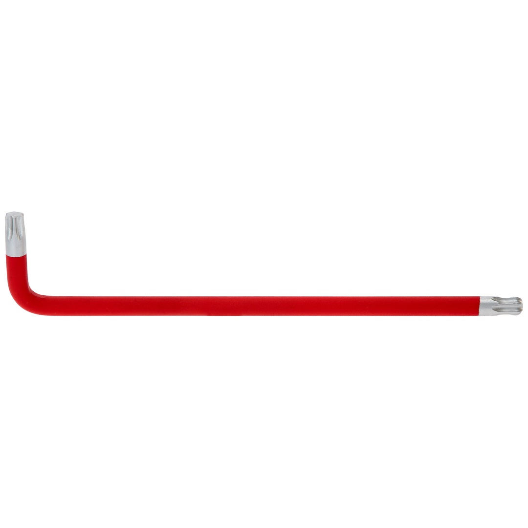 KS Tools Kugelkopf-TX-Winkelstiftschlüssel, XL, T50, Rot, mit Farbcode