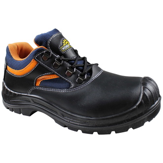 RualTex Sicherheitshalbschuh S3 Nabor Gr. 39 schwarz/orange