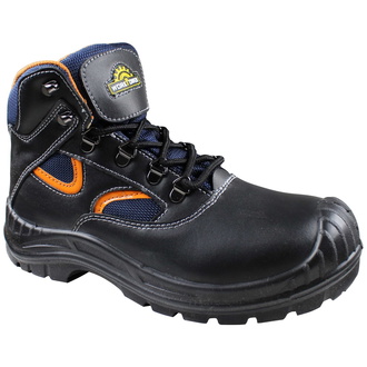 RualTex Sicherheitsstiefel S3 Naranjo Gr. 45 schwarz/orange