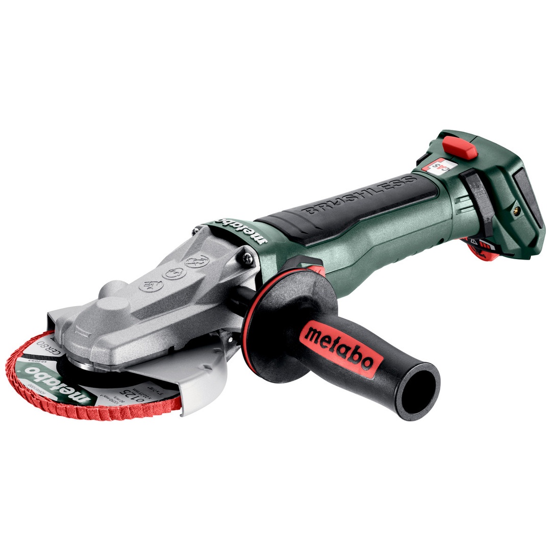 Metabo Akku-Flachkopf-Winkelschleifer WVBF 18 LT BL 11-125 Quick*Ak.Fl.WS TV00