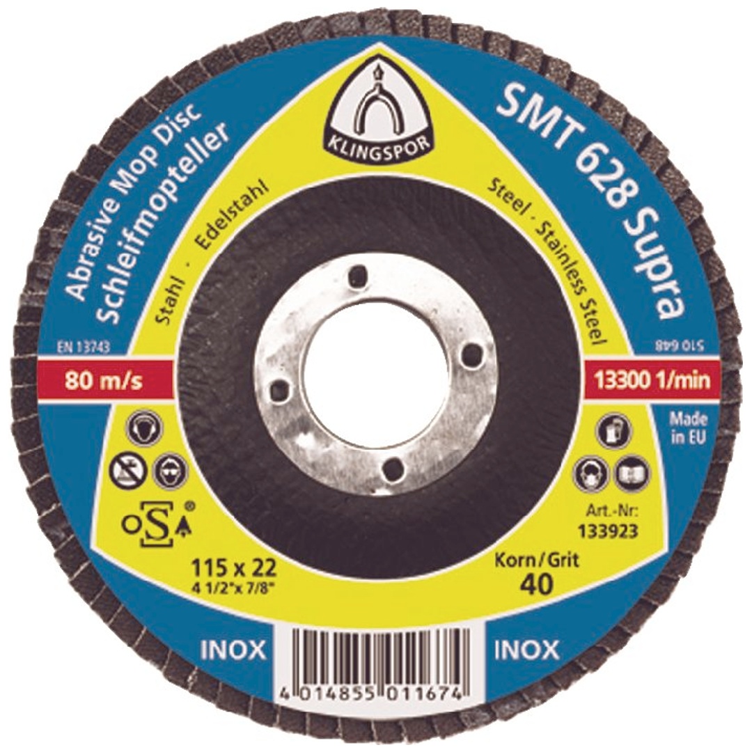 Klingspor TE/SUPRA/SMT628/CS455X/120/N/180X22,23