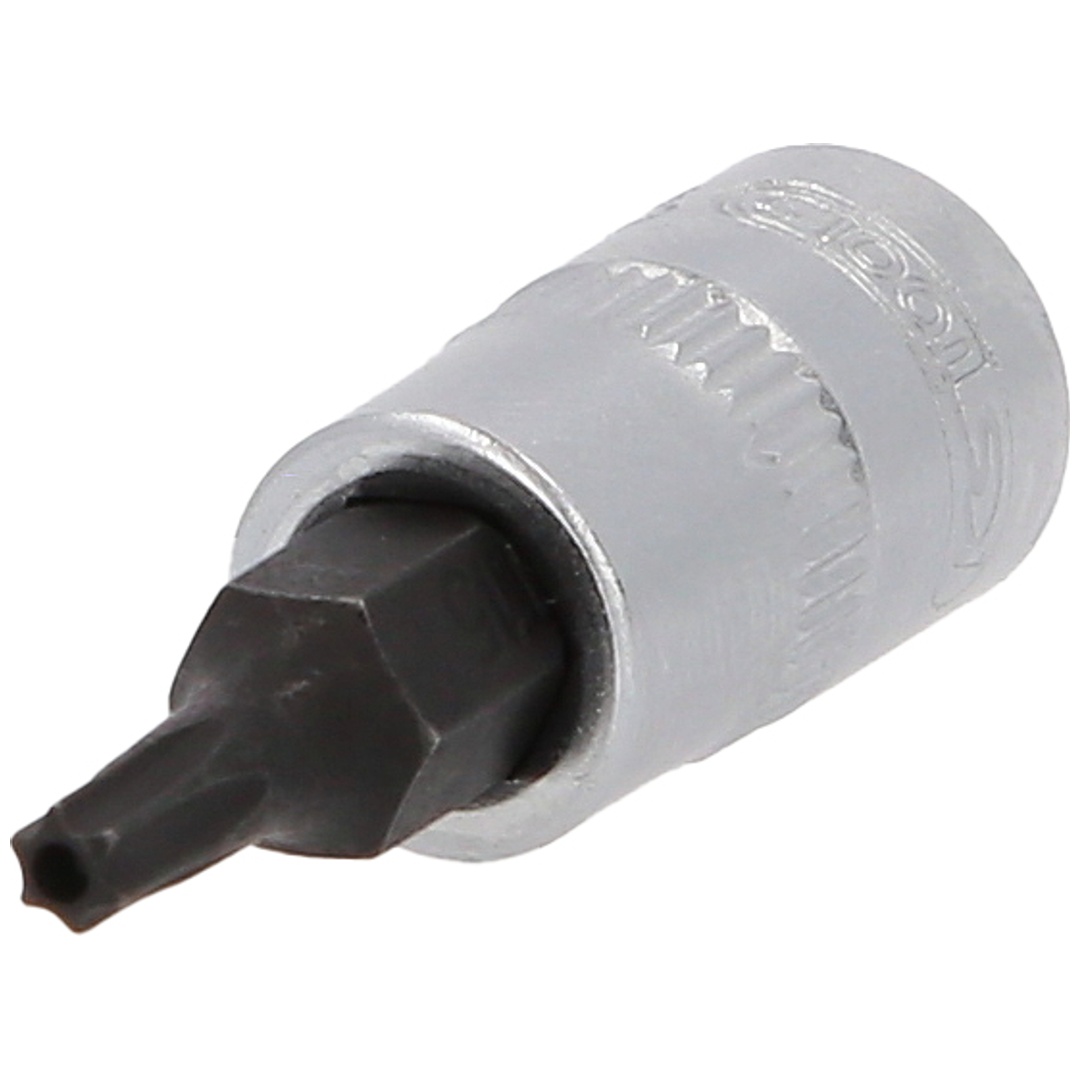 KS Tools 1/4 Bit-Stecknuss TX mit Stirnlochbohrung, TB15