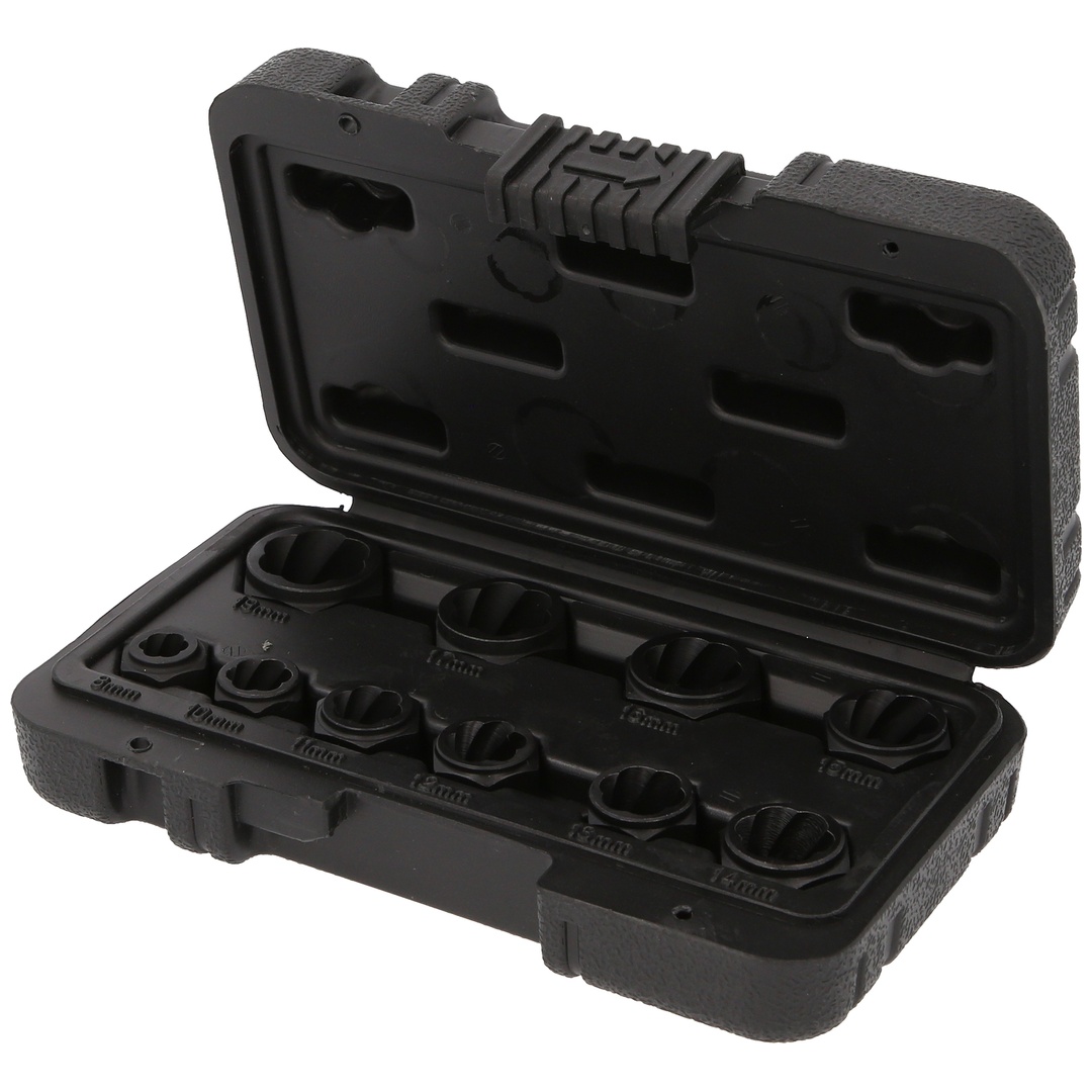 KS Tools Spiral-Profil-Steckmuttern-Satz, 10-tlg, M8-M19
