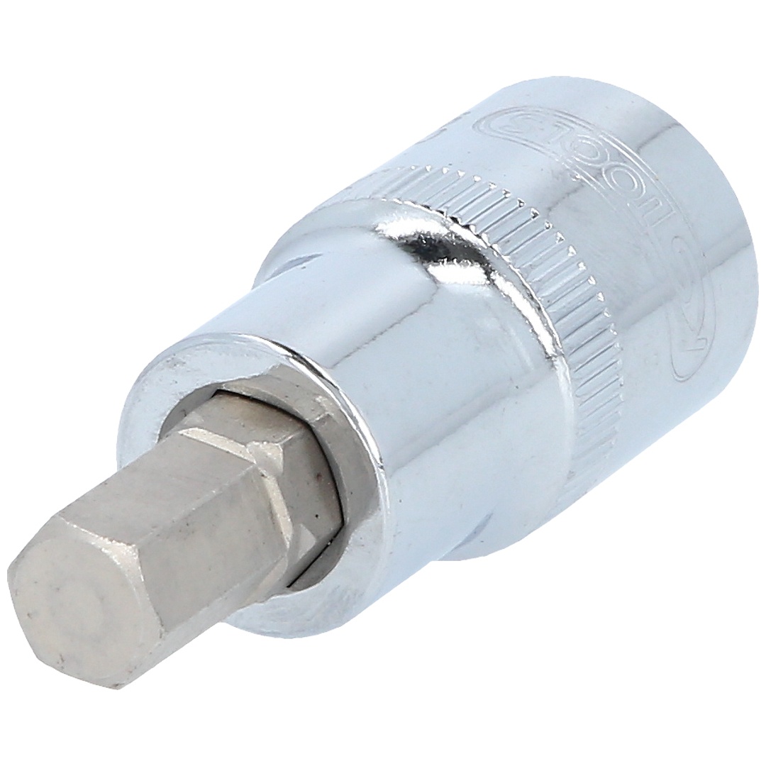 KS Tools 1/2 CHROMEplus Bit-Stecknuss Innensechskant, kurz, 9 mm