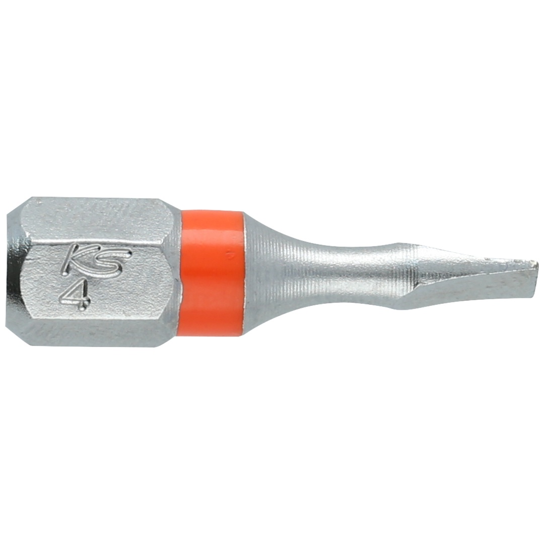 KS Tools 1/4 TORSIONpower Bit, 25 mm, Schlitz 4 mm