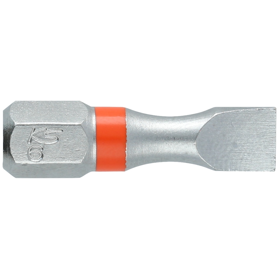 KS Tools 1/4 TORSIONpower Bit, 25 mm, Schlitz 6 mm