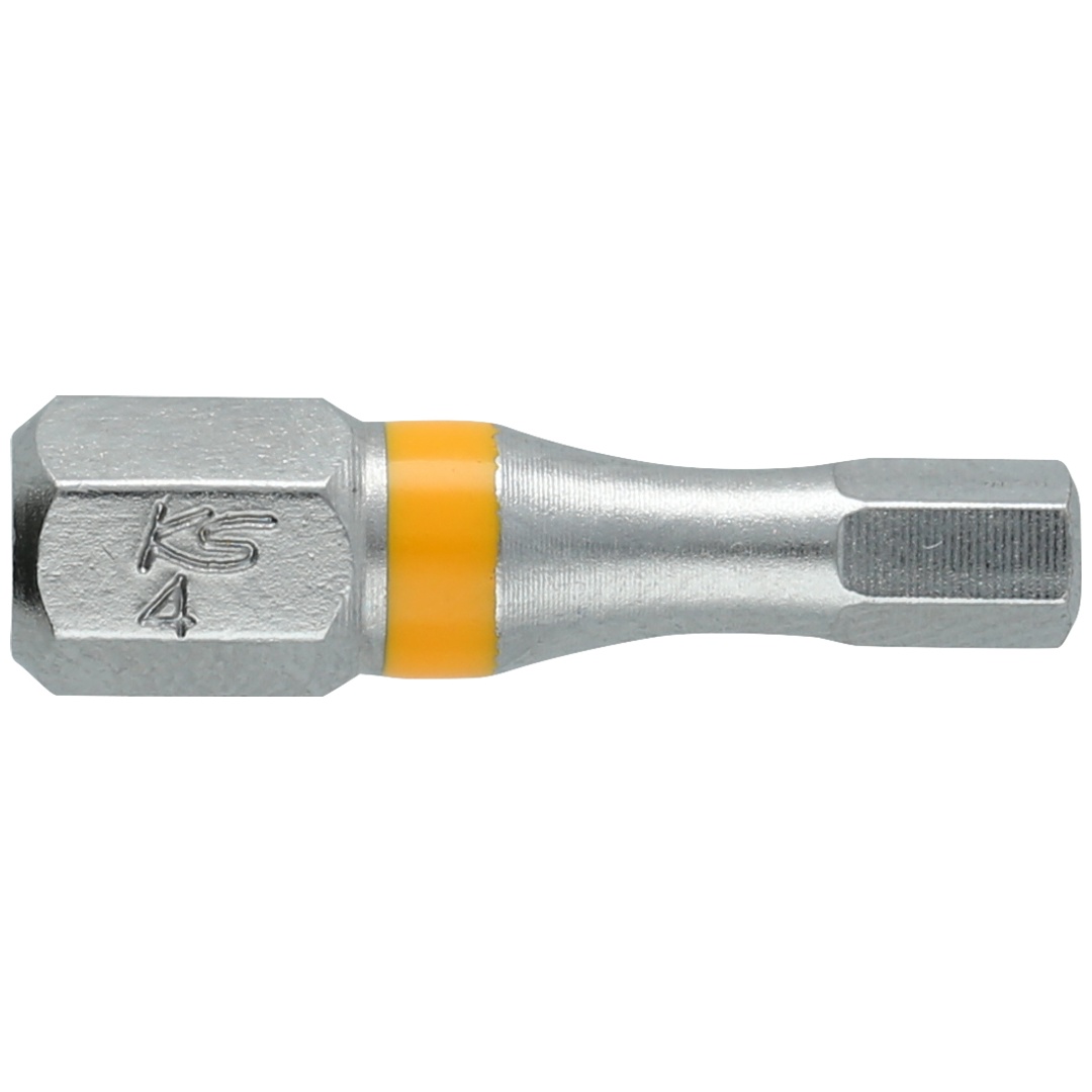 KS Tools 1/4 TORSIONpower Bit Innen6kant, 25 mm, 4 mm
