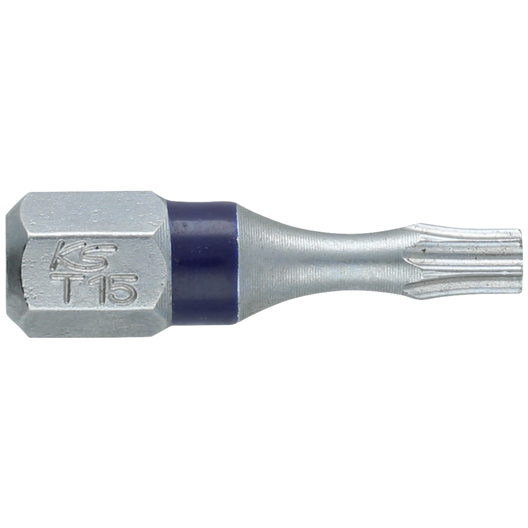 KS Tools 1/4 TORSIONpower Bit TX, 25 mm, TB15, mit Bohrung