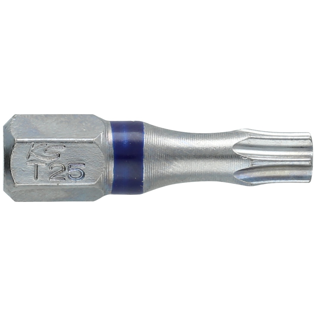 KS Tools 1/4 TORSIONpower Bit TX, 25 mm, TB25, mit Bohrung