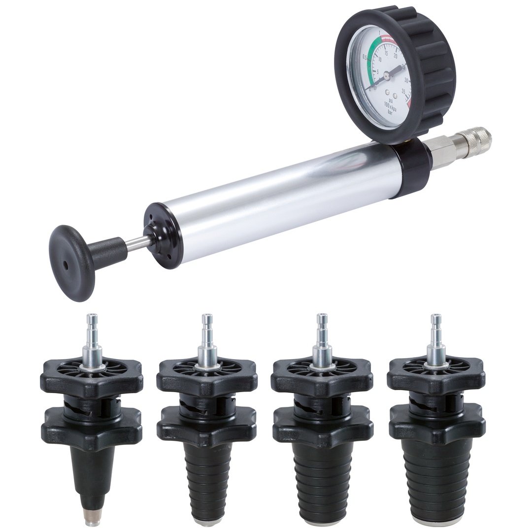 KS Tools Kühlsystem-Expander-Konus-Diagnose-Satz, 5-tlg