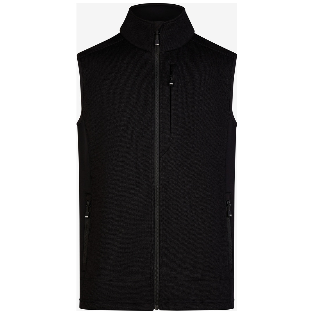 FHB Stick-Fleece-Weste ADDE 79594 Gr. 5XL schwarz