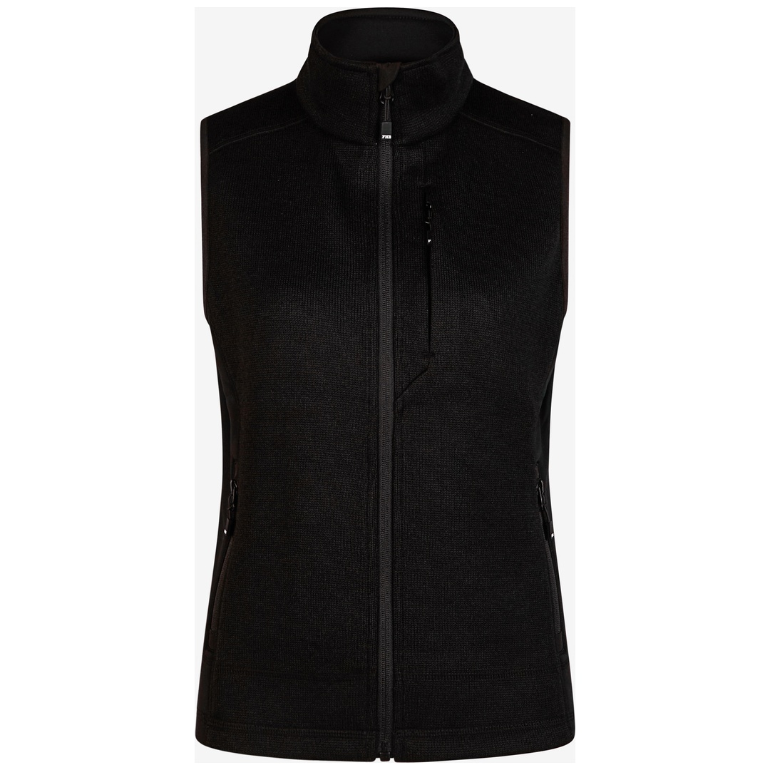 FHB Stick-Fleece-Weste ELSA 79599 Gr. 2XL schwarz