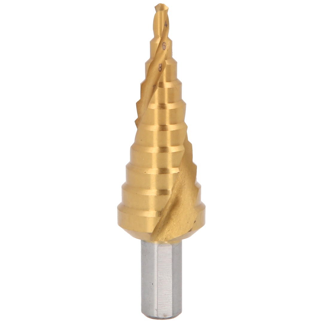 KS Tools HSS-TiN Stufenbohrer,Ø 4-22 mm, 10 Stufen