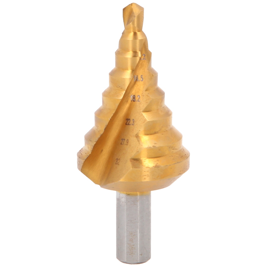KS Tools HSS-TiN Stufenbohrer,Ø 6-32 mm, 8 Stufen