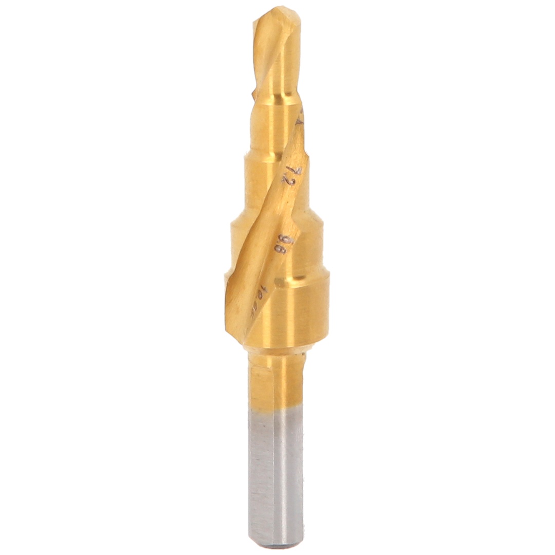 KS Tools HSS-TiN Stufenbohrer,Ø 4,8-10,7 mm, 5 Stufen