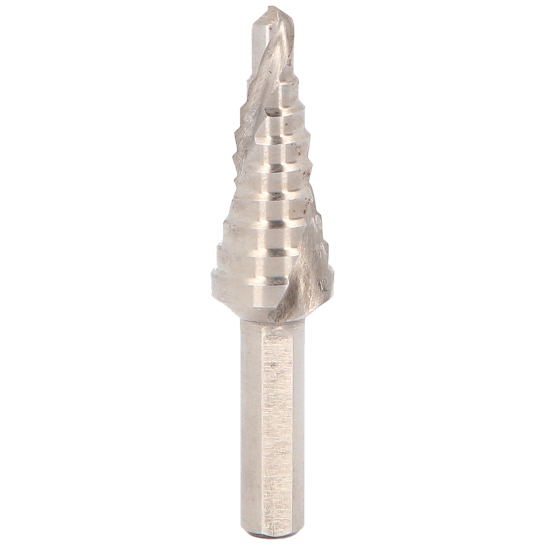 KS Tools HSS Stufenbohrer extra kurz,Ø 4-12 mm, 9 Stufen