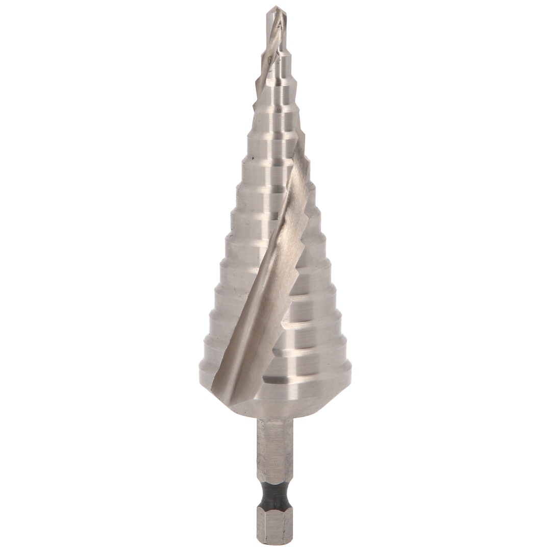 KS Tools 1/4 HSS Stufenbohrer-Bit,Ø 4-30 mm, 14 Stufen