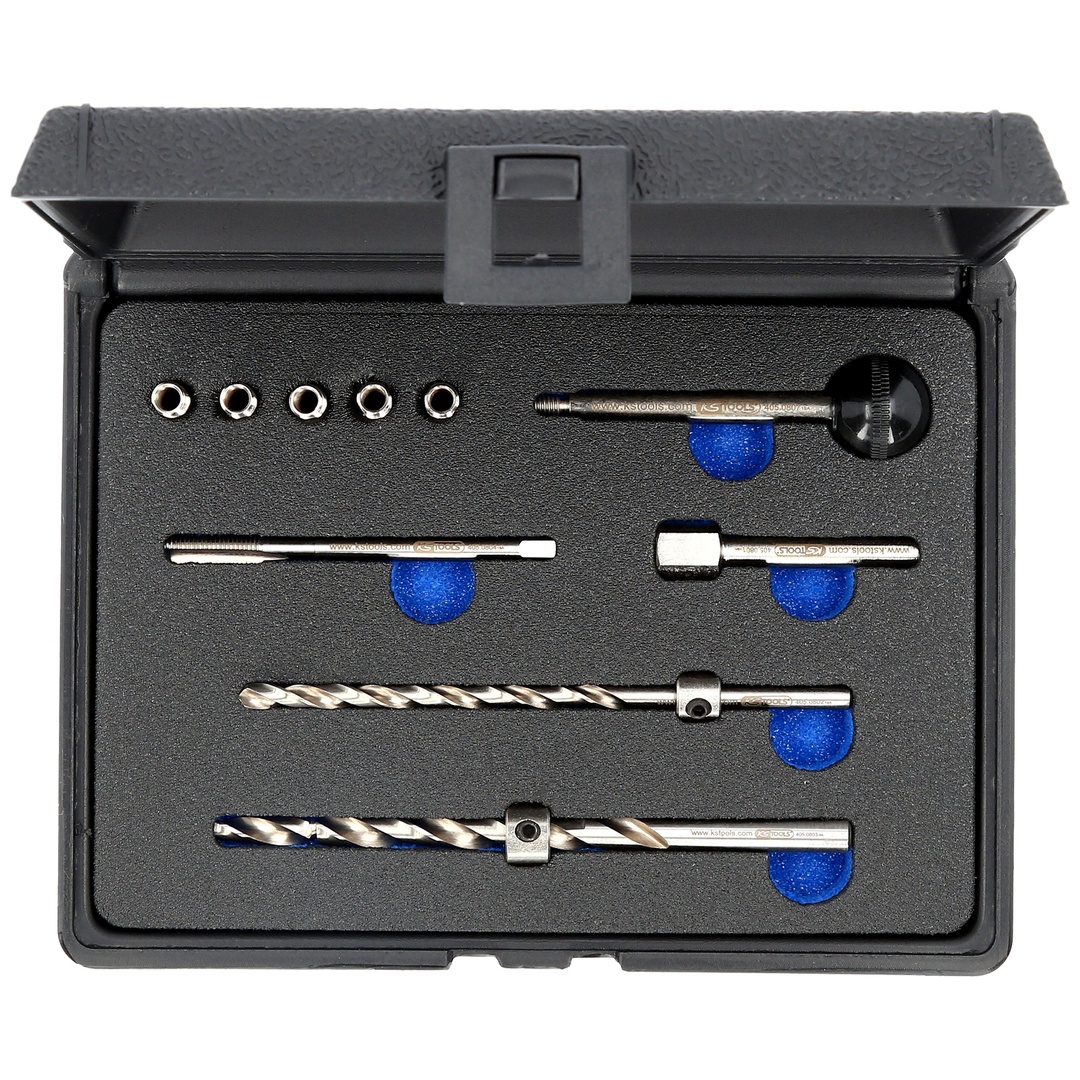 KS Tools Injektor-Befestigungsschrauben-Reparatur-Satz für Mercedes CDI, 9-tlg