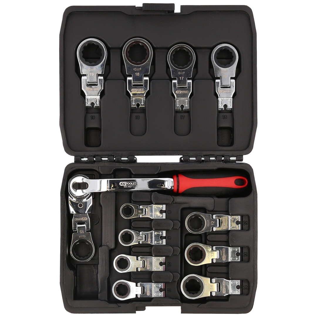 KS Tools Ratschenringschlüssel-Satz, 13-tlg