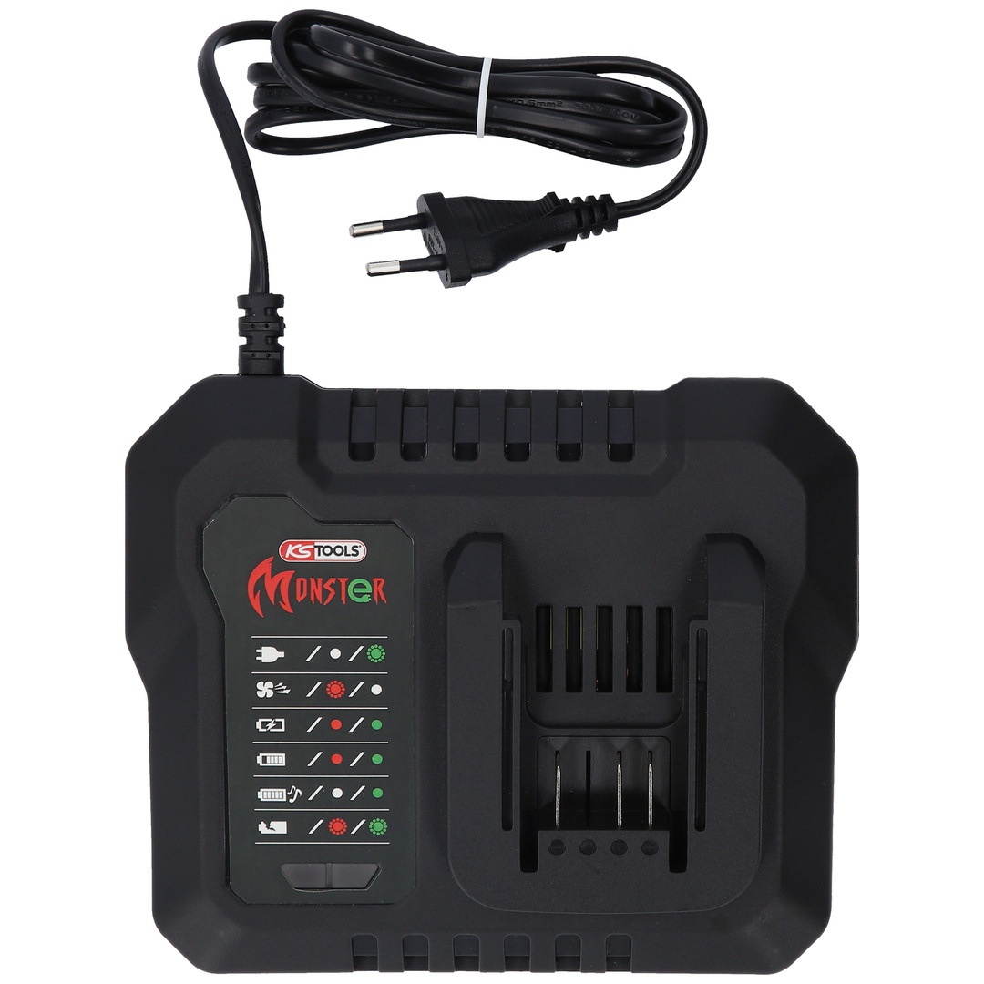 KS Tools eMONSTER Akku-Schnell-Ladegerät, 8 A