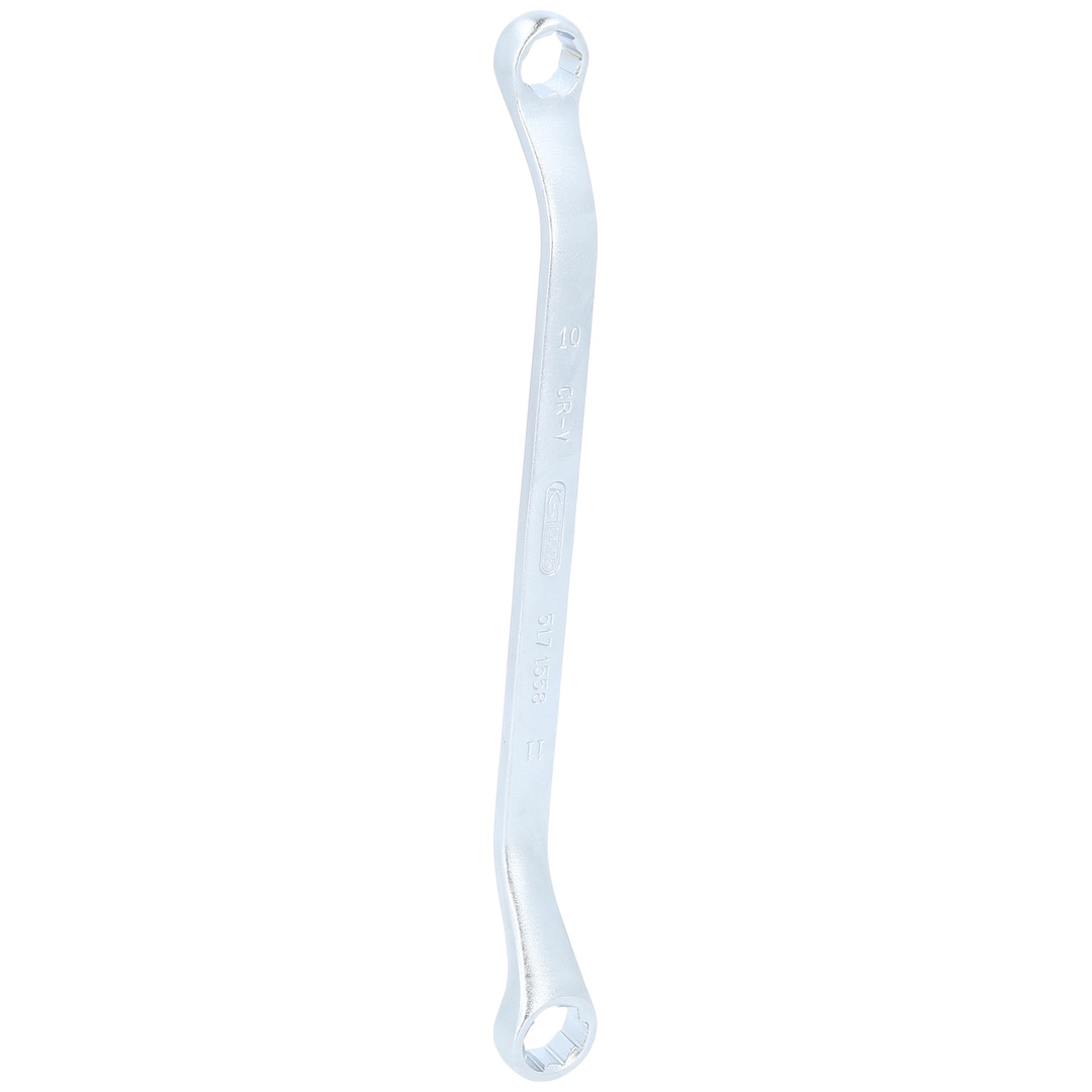 KS Tools RESCUEpower Doppel-Ringschlüssel gekröpft 10x11 mm
