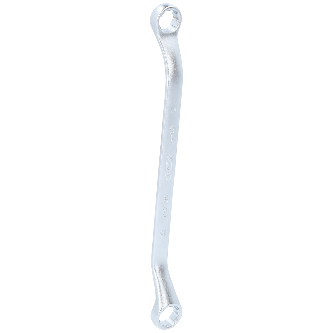 KS Tools RESCUEpower Doppel-Ringschlüssel gekröpft 14x15 mm