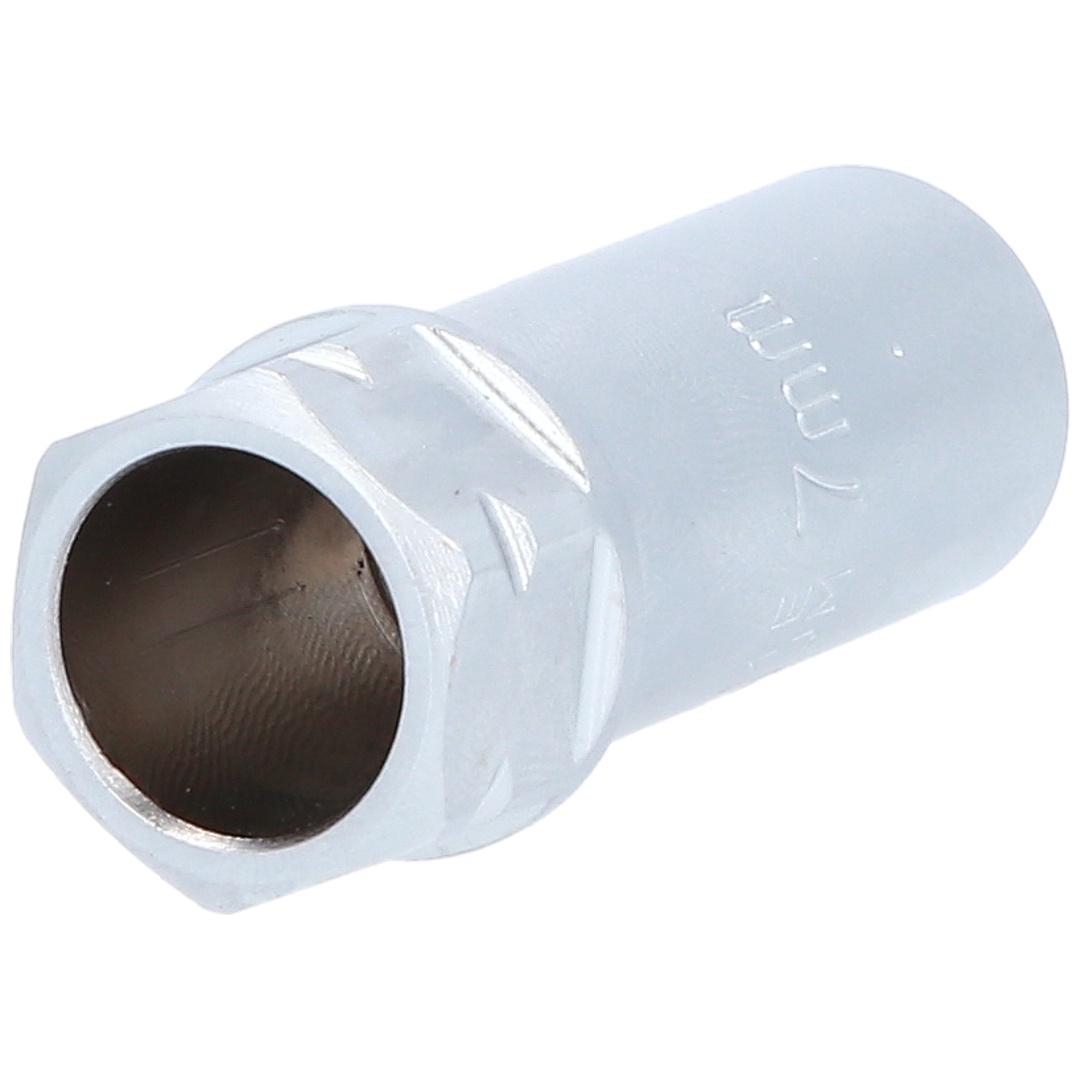 KS Tools 7 mm Durchgangs-Stecknuss, Länge 45 mm