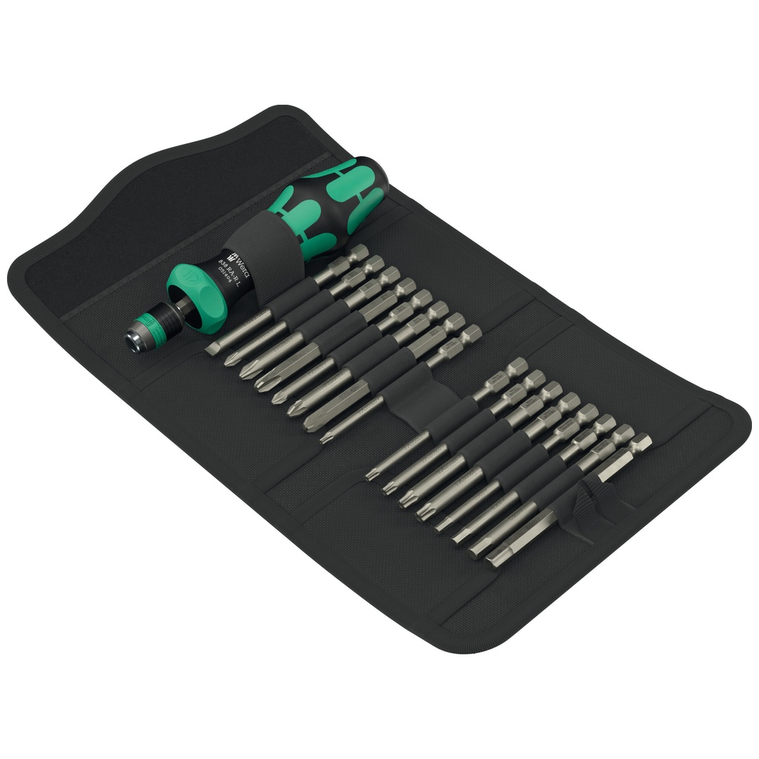 Wera Kraftform Kompakt 60 RA-R 1, 17-tlg.